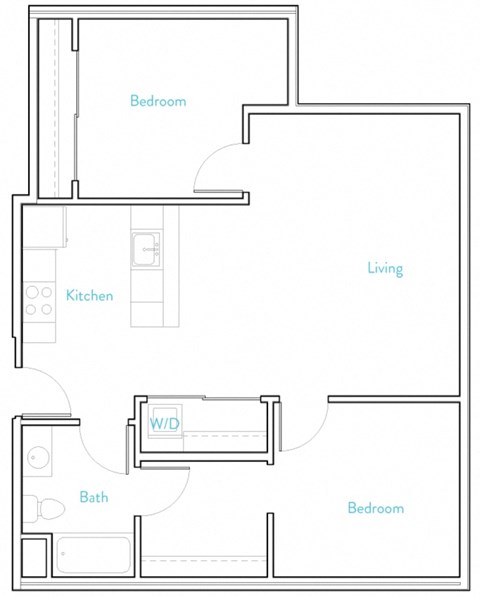Portland, OR Grant Park Village Apartments 1 bedroom 1 bath